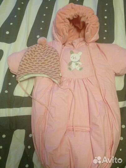 Конверт Lenne(Kerry), рр56+6,шапка Reima в подарок