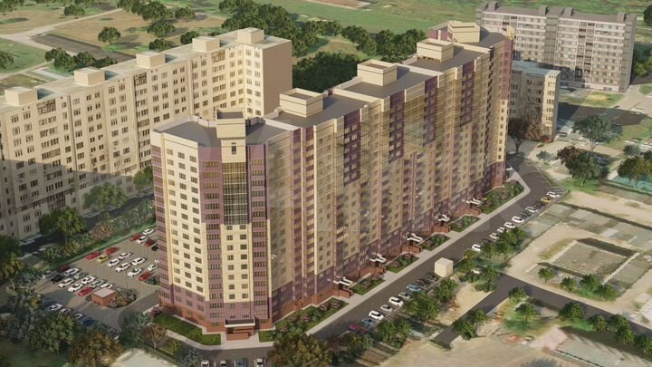 1-к. квартира, 45,2 м², 6/17 эт.