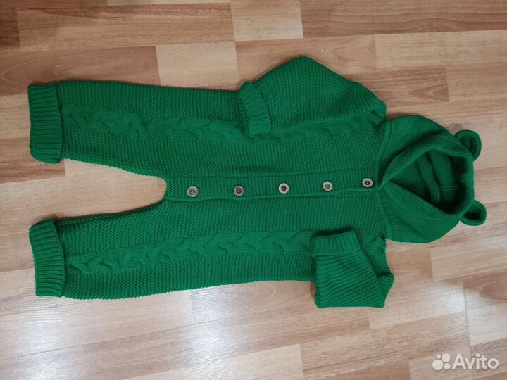 Вязаный комбинезон 74