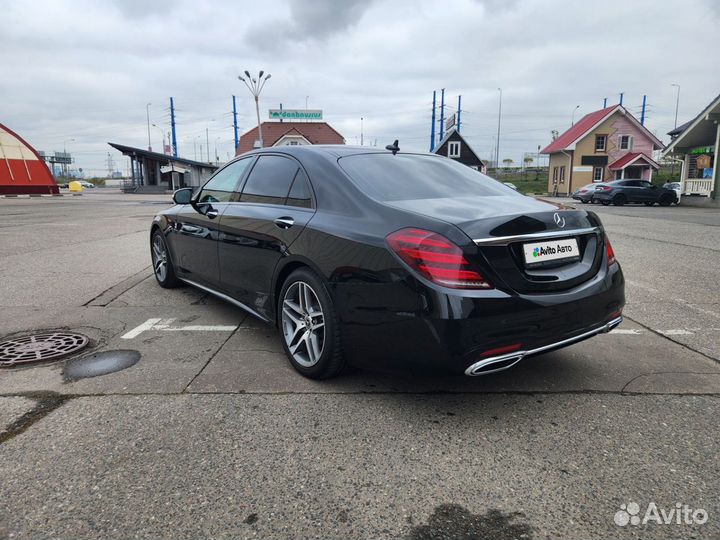 Mercedes-Benz S-класс 2.9 AT, 2019, 109 000 км