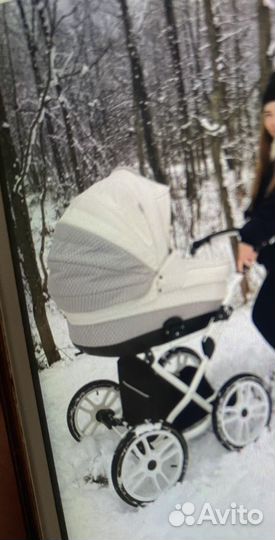Коляска 2 в 1 эко кожа