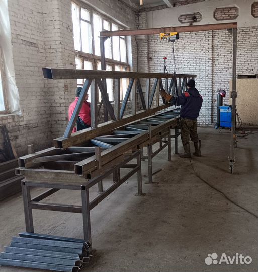 Изготовление металлоконструкций / Каркасы / Фермы