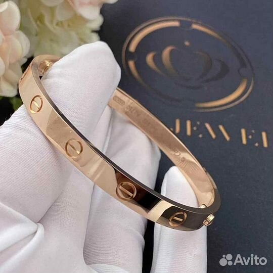 Браслет Cartier Love из розового золота