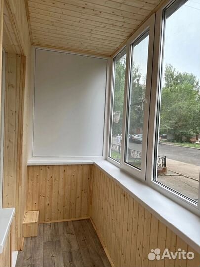 Остекление, отделка балконов и лоджий