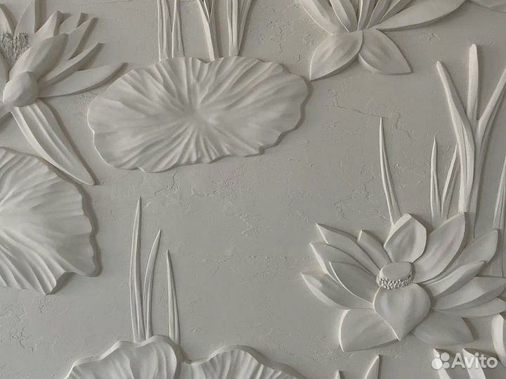 Барельеф / Панно 7 Лотосов