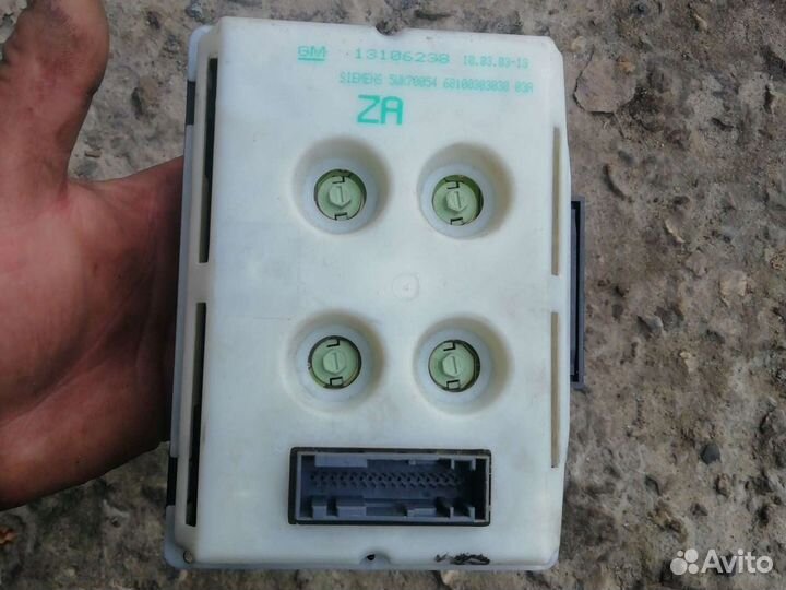 Бортовой компьютер опель зафира А