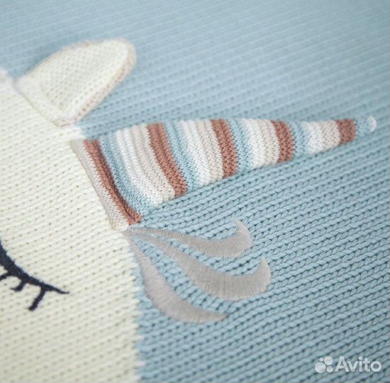 Плед детский вязаный ручная работа