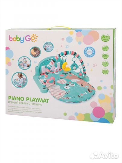 Развивающий коврик с пианино