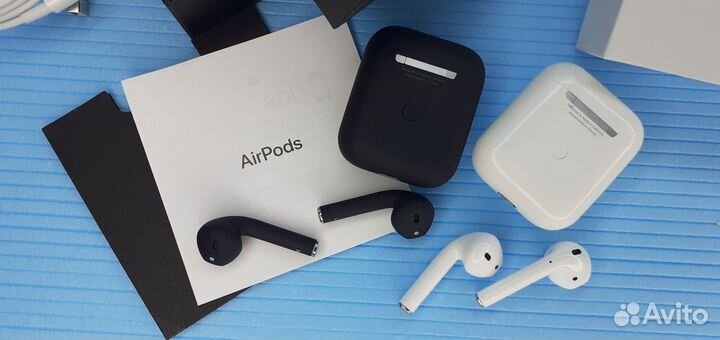 Наушники Airpods 2 Чехол в подарок Гарантия