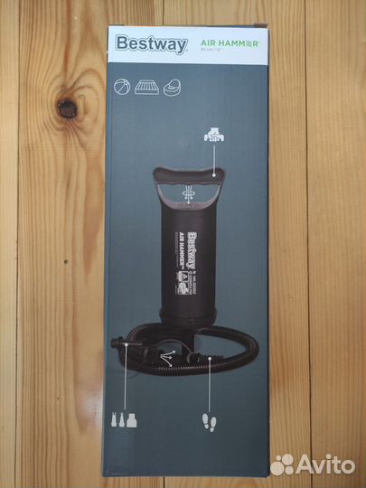 Надувной матрас с насосом