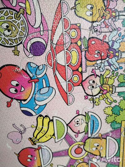 Коврик пазл, трактор