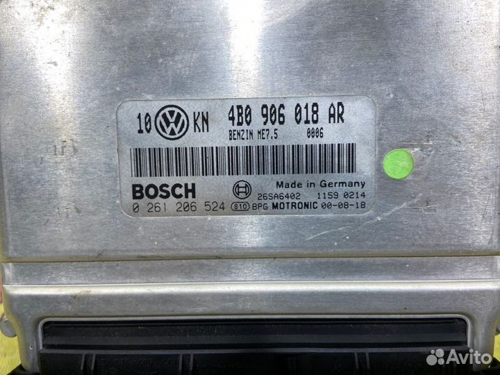 Эбу двигателя Audi A6 C5 APU 2000