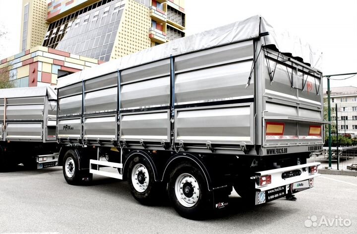 Прицеп зерновоз FOX Trailer Зерновоз-бортовой 3 оси, 2024