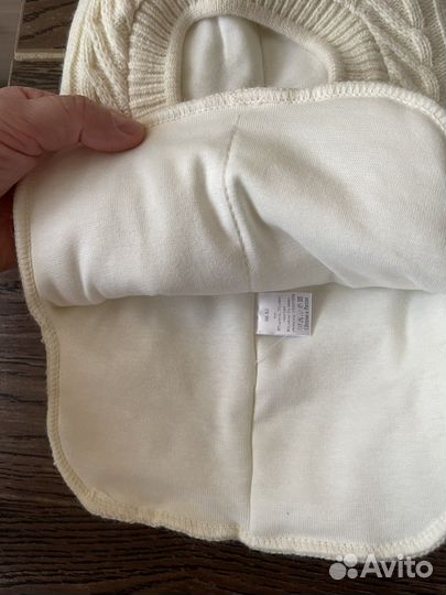 Шапка шлем для девочки 48 50