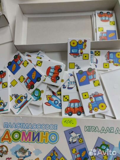 Детское пластмассовое домино -техника