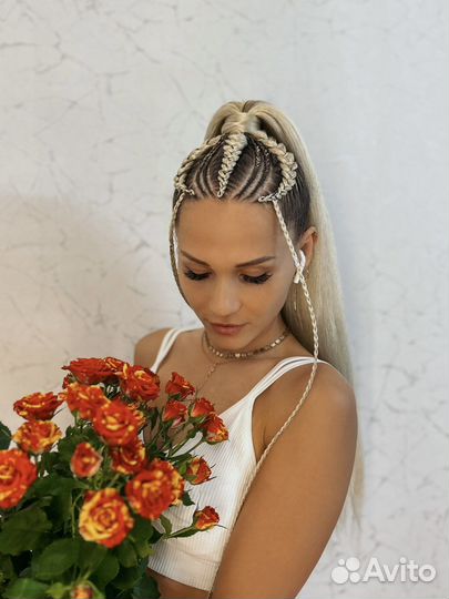 Афрокосы, Брейды, Боксерские косы, Афрохвост