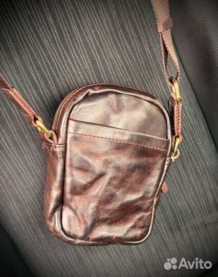 Сумка мужская натуральная кожа