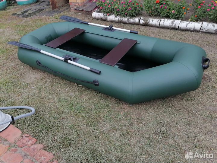 Надувная лодка пвх бу весельная