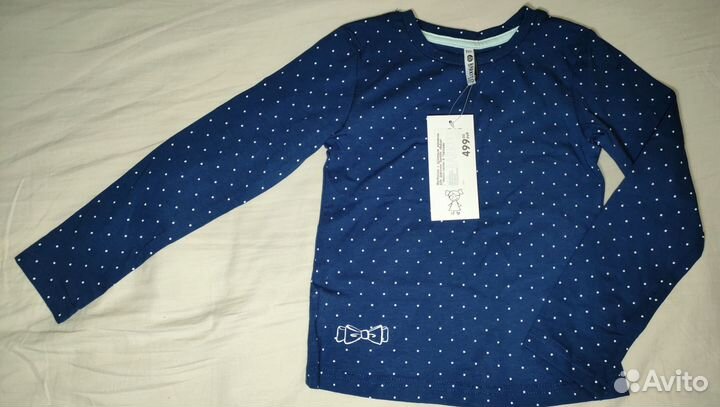 Новые фирменные вещи на девочку 4-6 лет