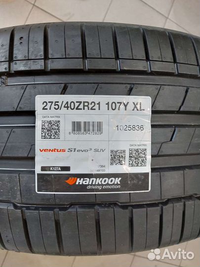 Hankook Ventus S1 Evo3 SUV K127A 315/35 R21 и 275/40 R21