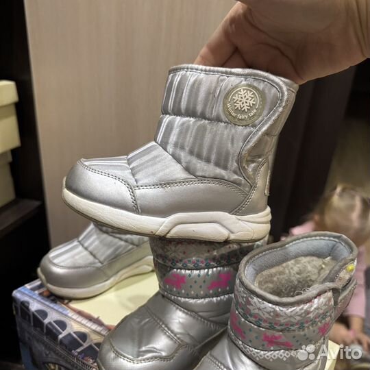 Зимние ботинки для девочки 23,24