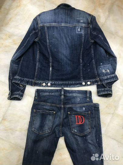Джинсовый костюм Dsquared2