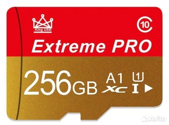 Карта памяти Extreme Pro SD Card 256 Гб класс 10