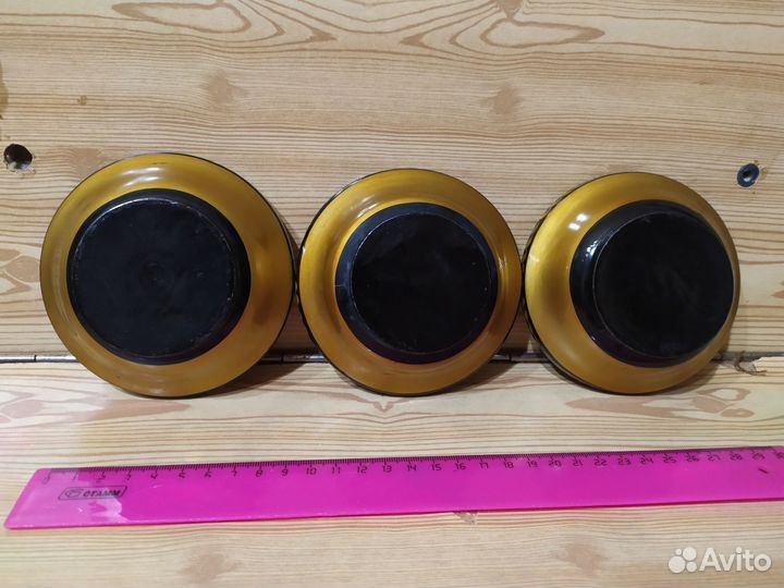 Деревянные блюдца Хохлома