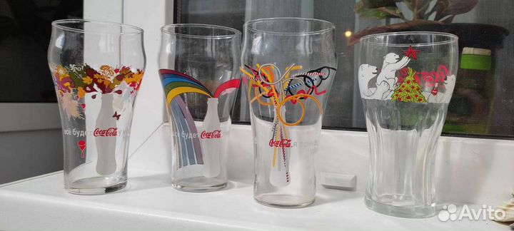 Стаканы coca - cola коллекционные