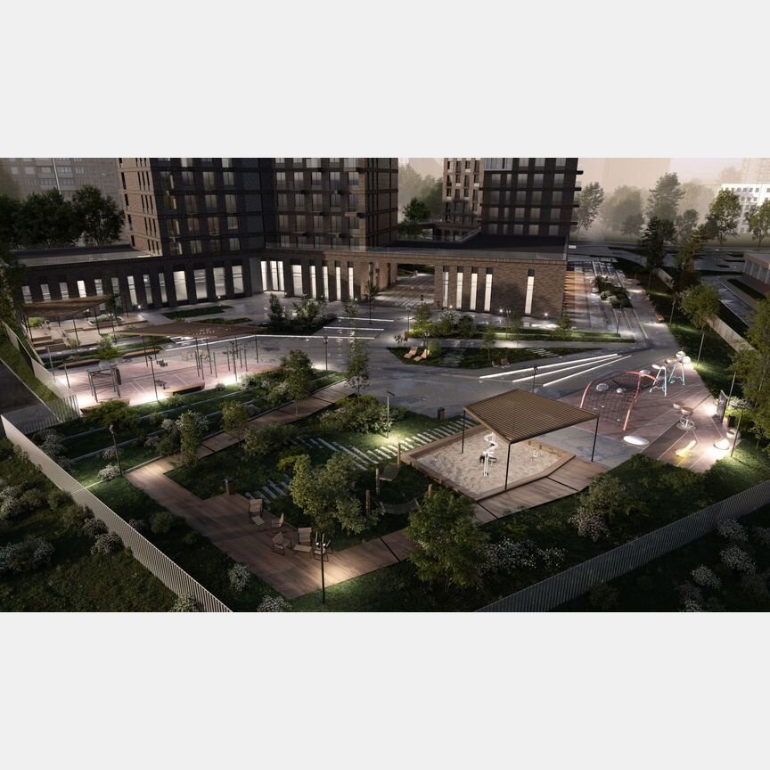 1-к. квартира, 37,8 м², 3/40 эт.