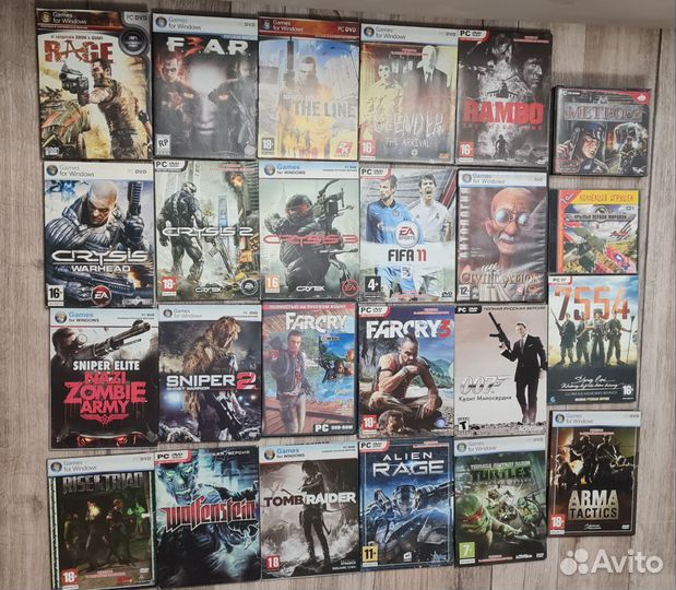 Компьютерные игры диски для пк