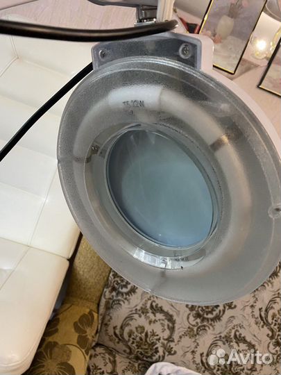 Лампа лупа напольная