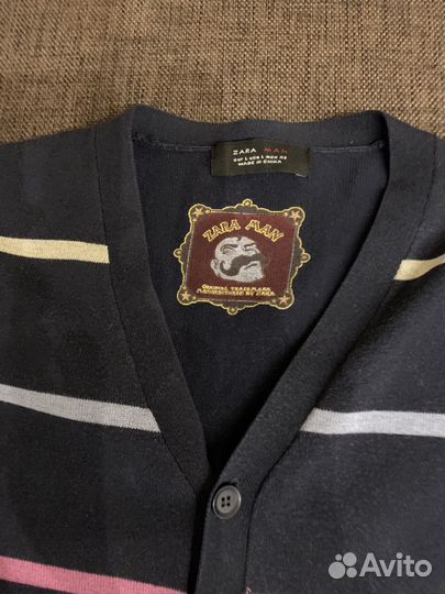 Кардиган мужской,бренд zara MAN,размер L