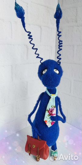 Вязаные игрушки. Тараканчик вязаный