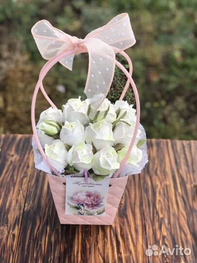 Цветы из зефира