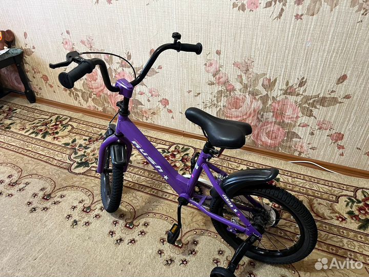 Детский велосипед четырехколесный рост от 110-125