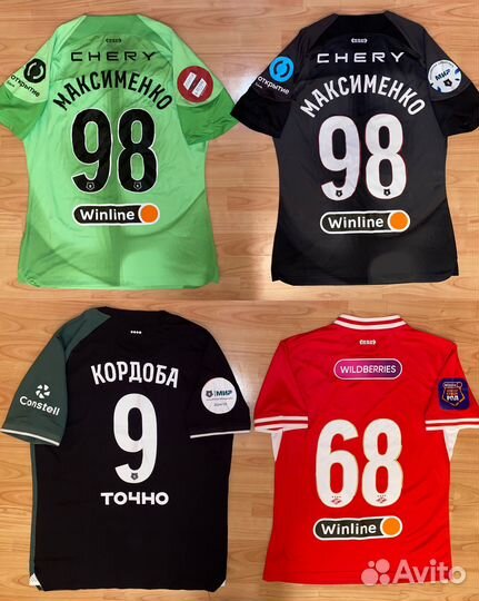 Игровая футболка фк Спартак и фк Краснодар