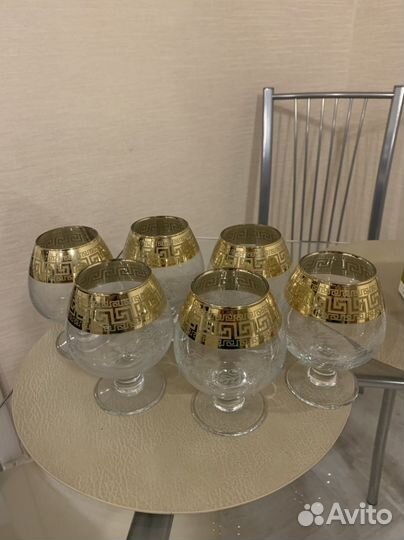Набор бокалов 6 шт новый