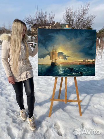 Картина маслом Айвазовский,море,пейзаж