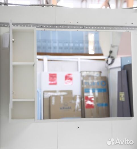 Зеркало-шкаф Венеция Неаполь 100 белый