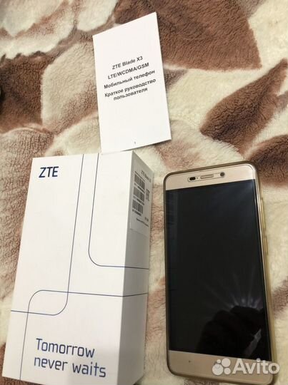 Смартфон ZTE Blade X3 идеал Ростест