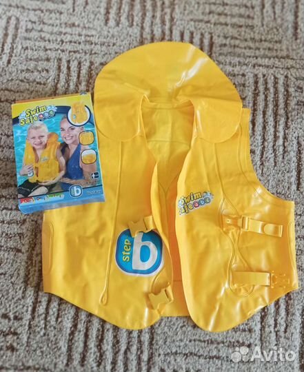 Жилет для плавания детский, бассейн и круг