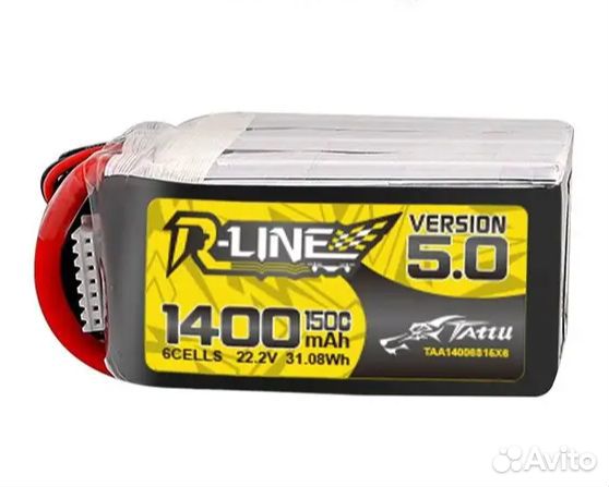 Аккумулятор Tattu R-Line 6S 5.0 1400mAh 22,2 V