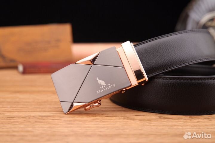 Ремень из натуральной кожи, мужской