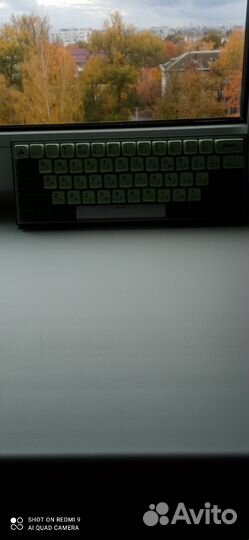 Кастомная клавиатура на жёлтых свитчах