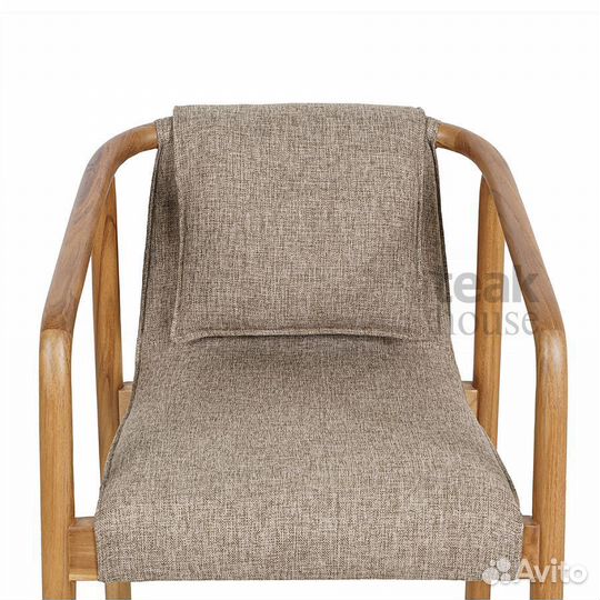 Стул с подлокотниками из массива Тика Meno