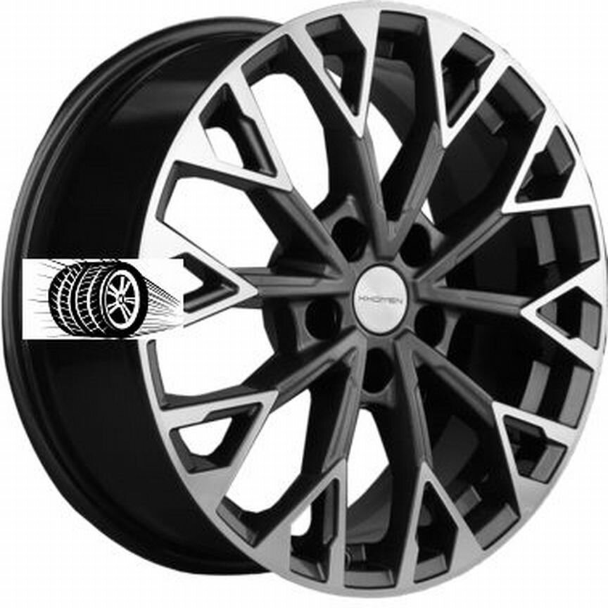 Литые диски Khomen Wheels 7×R17 5×114.3