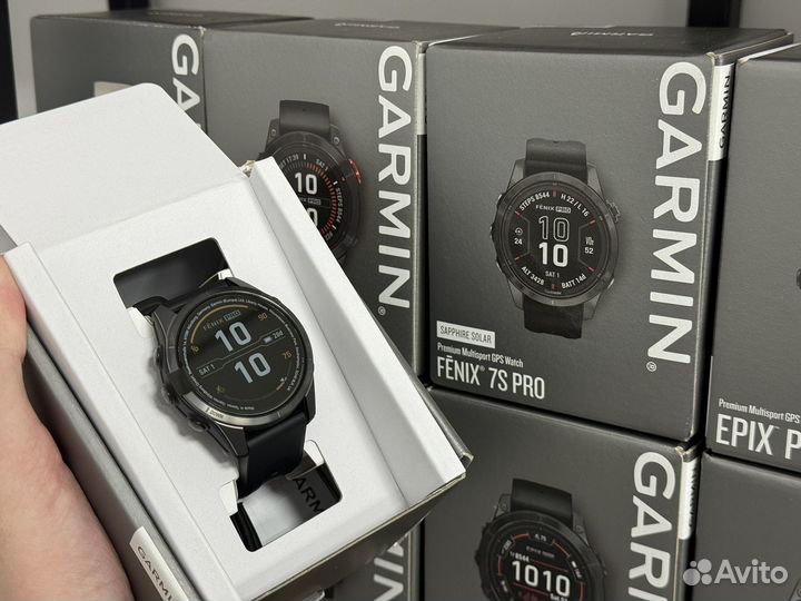 Garmin Fenix 7S Pro - Sapphire Solar Carbon Gray