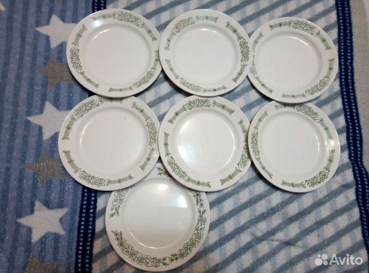 Тарелки СССР. Фарфор