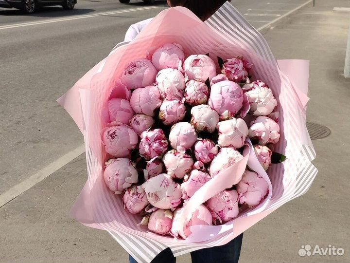 Пионы Доставка цветов букеты